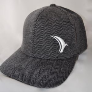Graphite | Herringbone pattern | Wool texture
