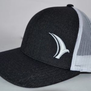 Black & White | Heather front panels | Trucker mesh back