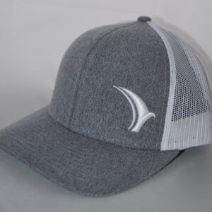 Grey & White | Heather front panels | Trucker mesh back